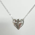 Silver Heart Necklace by L. Carr