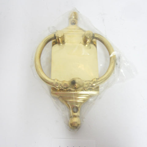 Brass Square Door Knocker