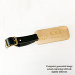 Bag Tag - Solid Brass inc. Personalization
