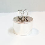 Small 50 Silver Plated Trinket Box