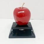Red Apple on Black Base