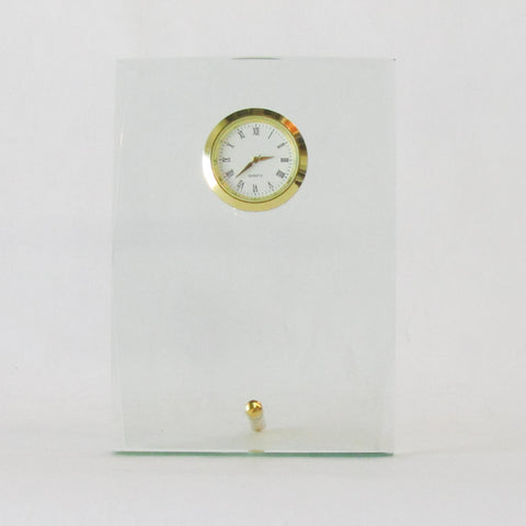 Jade Glass Clock