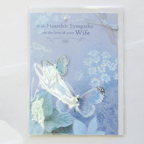 Sympathy Card - Loss of Wife