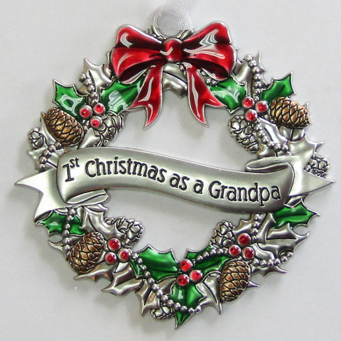 Ornament - First as Grandpa - Rubies Inc., Chatham Ontario, CANADA