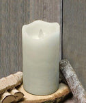 Wave flameless 3”x6” Ivory Candle - Rubies Inc., Chatham Ontario, CANA