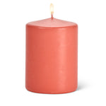 Pillar Candle 3x4 - Coral