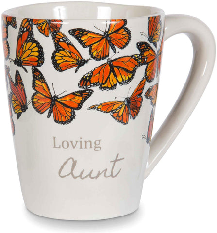 "Aunt" Monarch Butterfly Mug