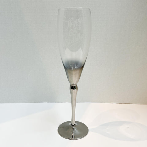 65th Birthday Glass