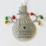 Ornament - Snowman Grandpa