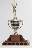 Black Cup on a Walnut Base Annual Trophy