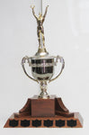 Black Cup on a Walnut Base Annual Trophy