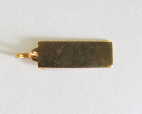 Engraved Rectagle Tag
