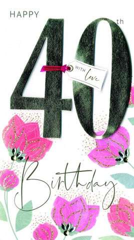 40th Birthday Card