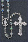 Rosary Tin Cut Crystals Beads
