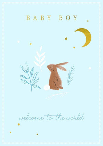 Welcome Baby Boy Card - Rubies Inc, Chatham Ontario, CANADA