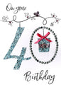 40th Birthday Card-Rubies Inc., Chatham Ontario, CANADA