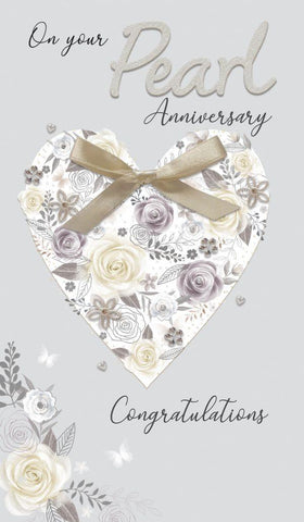 Pearl Anniversary Card - Rubies Inc., Chatham Ontario, CANADA
