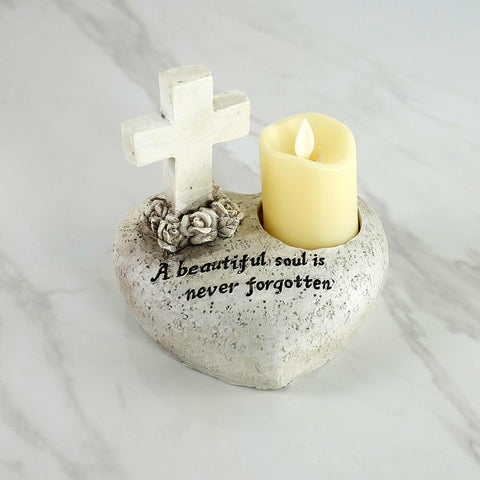 Heart&Cross Fig w/Candle | Rubies Inc. Chatham Ontario, CANADA