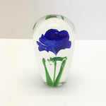 Blue Rose Paper Weight | Rubies Inc. Chatham Ontario, CANADA