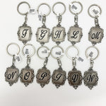 Pewter Finish Monogram Keytag