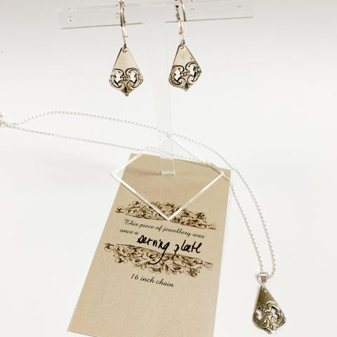 Necklace and Earring Set by L Carr
