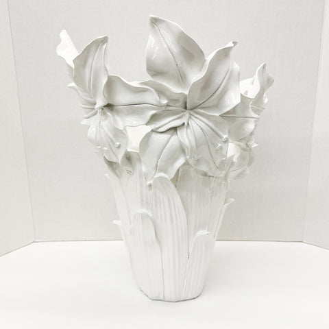 Stunning White Floral Vase