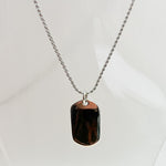 Silver Dogtag Necklace