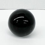 Black Glass 2 inch Paperweight